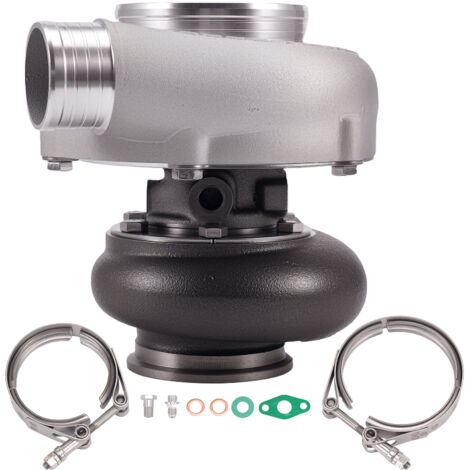 Ball Bearing GT3076R Turbocharger Turbo A/R 0.82 GT30R GT3037 V-Band Turbolader (1/5)