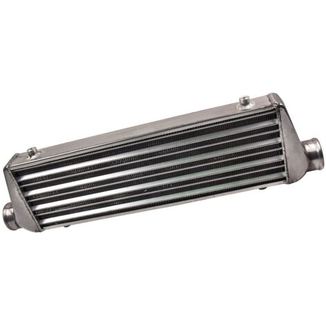 Intercooler Core Universale Anteriore – 450x170x52 Mm, Ingresso/uscita 56 Mm, In Alluminio, Per Turbo E Potenziamento