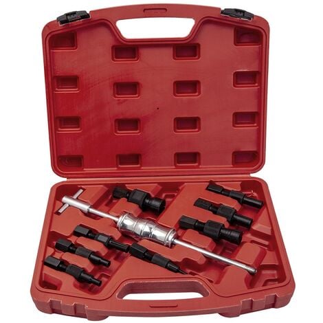 9pcs Estrattore per cuscinetti interni Rimozione Tool Set 8-32mm Collets Set