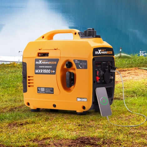 Inverter generatore di corrente 1200W 230V gruppi elettrogeni silenziato Benzina 4 tempi per il viaggio in campeggio MaXpeedingrods