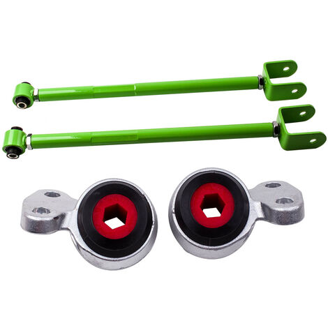 Rear Lower Control Arms Camber Green & Front Control Arms Bushings per BMW E46 (1/5)