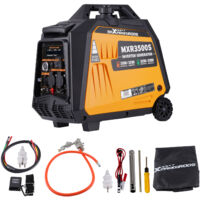 gruppi elettrogeni inverter 3500W Benzina GPL Dual Fuel generatore di corrente Inverter Power con contatore digitale MaXpeedingrods