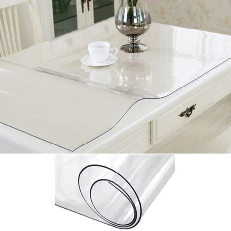Tovaglia Trasparente In PVC - Spessore 2 Mm, 140x300 Cm, Impermeabile E Antigraffio Per Tavoli - Foto 3