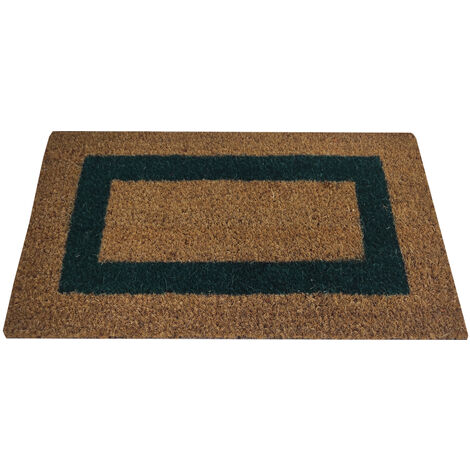 Zerbino 100% Fibra Cocco Fondo Antiscivolo Mantovana Verde 45X80CM