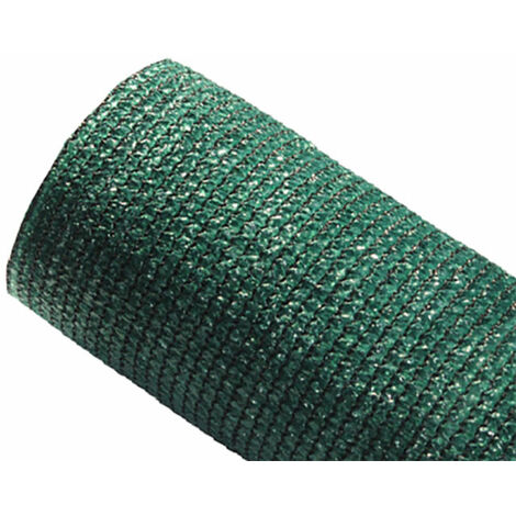 Brise-vue 80% - Vert/Noir - 95gr/m² - Sans Boutonnières Vert/Noir 2m x 10m (1/2)