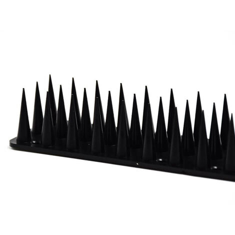 Maillestore – Pics anti-intrusion pour chats – Longueur 50 cm – Pics de 3 cm pour rebords de fenêtres – Installation facile avec colle ou vis (1/2)
