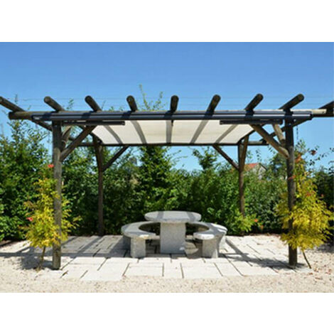 Filet d'ombrage - 80% d'ombre Vert foncé 2m x 10m (1/2)