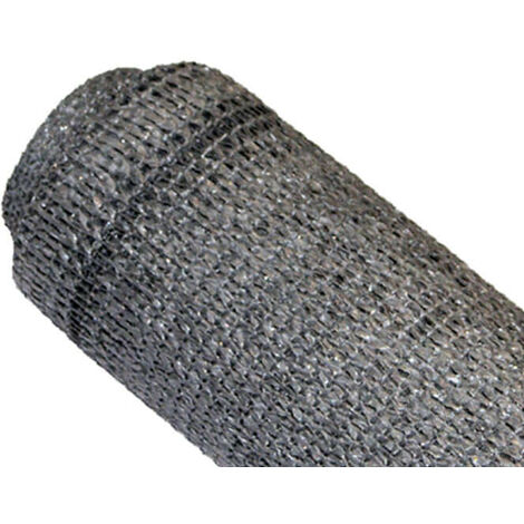 Brise-vue 85% - Gris Clair - 130gr/m² - Boutonnières Gris Clair 1.50m x 5m (1/4)