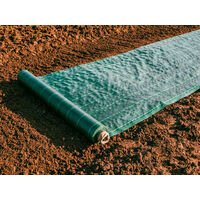 Toile de paillage - Vert - Rouleau de 100m Pliés en 2 1.05m x 100m Vert