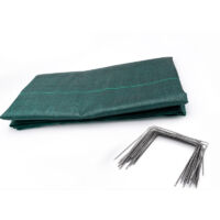 Kit : Toile de paillage 90g/m² verte + agrafes 1,05m x 10m Vert 90g/m²