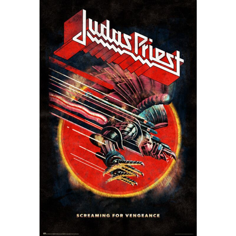 Poster Judas Priest Screaming for Vengeance 61x91.5cm.