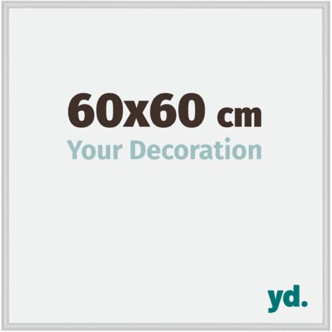 yd. - Cadre photo 60x60 - Argent Mat - Aluminium - Miami (1/5)