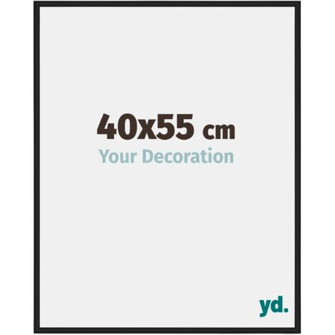 yd. - Cadre photo 40x55 - Noir Brillant - Aluminium - Miami (1/5)