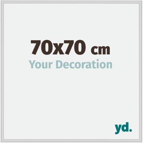 yd. - Cadre photo 70x70 - Argent Mat - Aluminium - Miami (1/5)