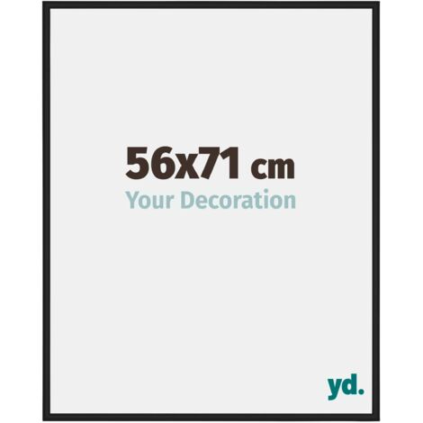 yd. - Cadre photo 56x71 - Noir Brillant - Aluminium - Miami (1/5)