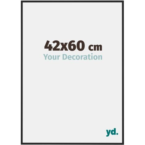 yd. - Cadre photo 42x60 - Noir Brillant - Aluminium - Miami (1/5)