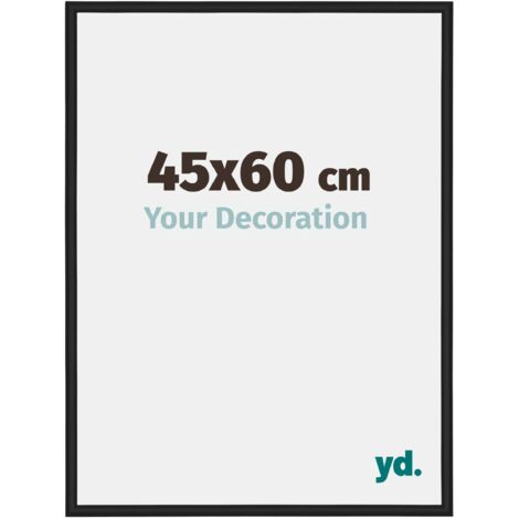 yd. - Cadre photo 45x60 - Noir Brillant - Aluminium - Miami (1/5)