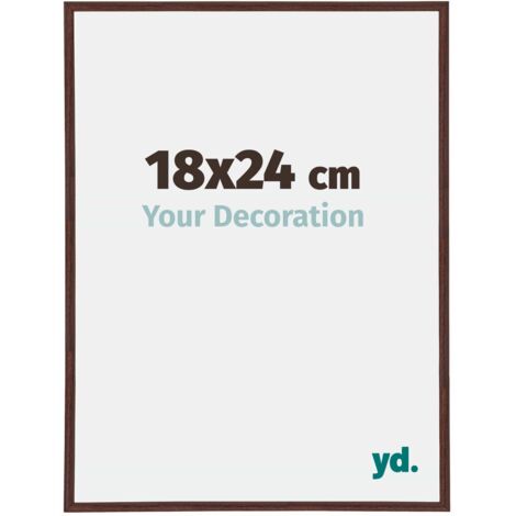 yd. - Cadre photo 18x24 - Brun - Plastique - Annecy
