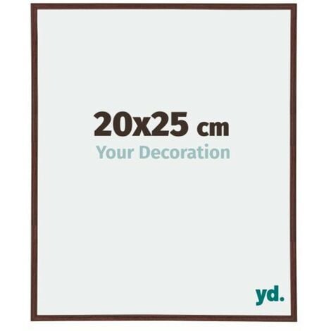 Your Decoration - 20x25 cm - Cadres Photos en Plastique Avec Verre Plexiglas - Excellente Qualité -Brun - Cadre Decoration Murale - Annecy.