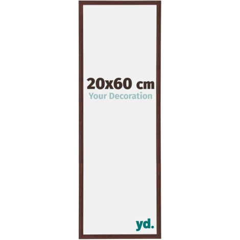 yd. - Cadre photo 20x60 - Brun - Plastique - Annecy