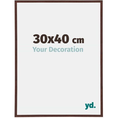 yd. - Cadre photo 30x40 - Brun - Plastique - Annecy