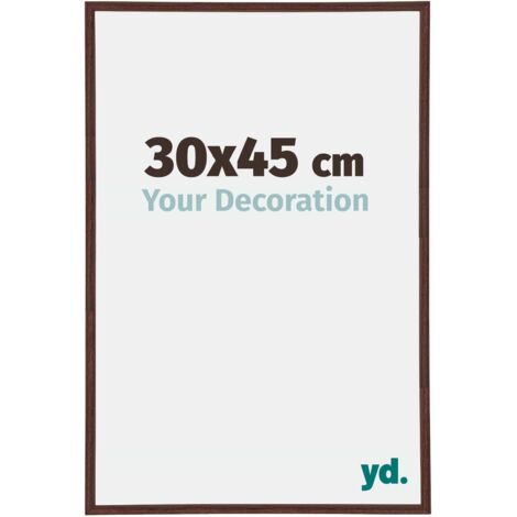 yd. - Cadre photo 30x45 - Brun - Plastique - Annecy