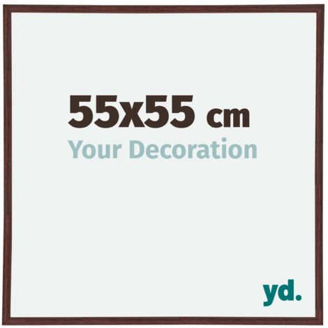 yd. - Cadre photo 55x55 - Brun - Plastique - Annecy