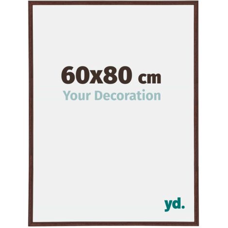 yd. - Cadre photo 60x80 - Brun - Plastique - Annecy