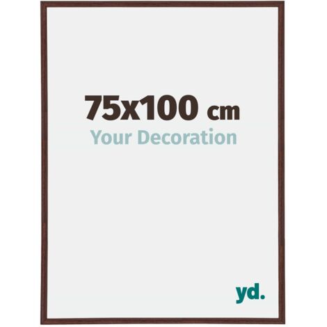 yd. - Cadre photo 75x100 - Brun - Plastique - Annecy