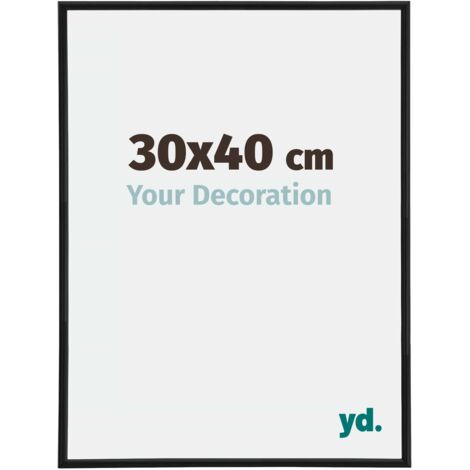 yd. - Cadre photo 30x40 - Noir Mat - Plastique - Annecy (1/5)