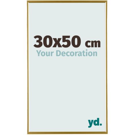 yd. - Cadre photo 30x50 - Or - Plastique - Evry