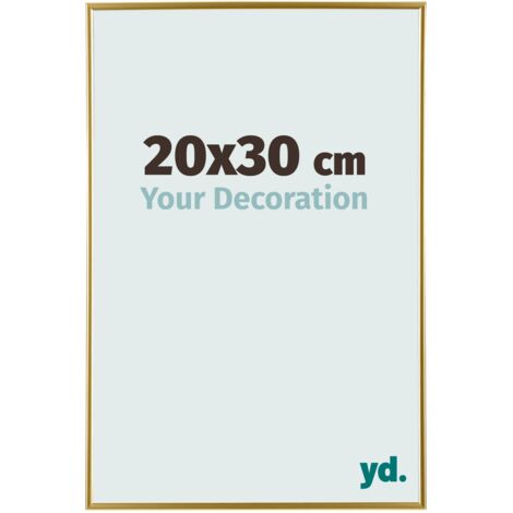 yd. - Cadre photo 20x30 - Or - Plastique - Evry