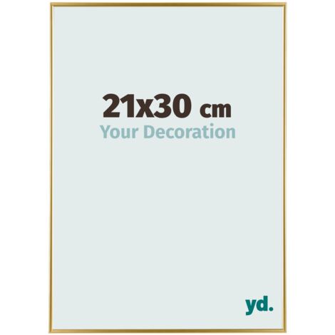 yd. - Cadre photo 21x30 - Or - Plastique - Evry