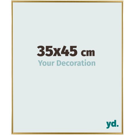 yd. - Cadre photo 35x45 - Or - Plastique - Evry