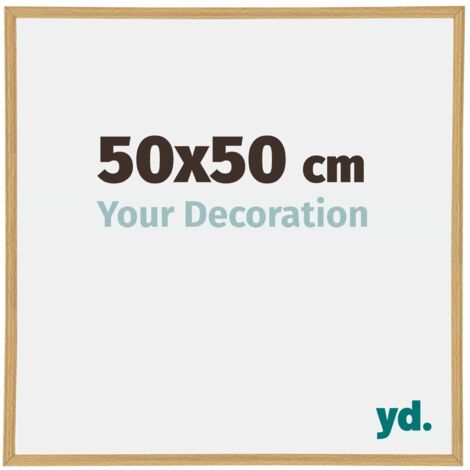 yd. - Cadre photo 50x50 - Hetre Clair - Plastique - Annecy