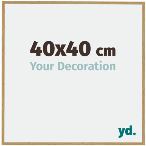 yd. - Cadre photo 40x40 - Hetre Clair - Plastique - Evry