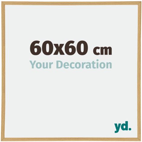 yd. - Cadre photo 60x60 - Hetre Clair - Plastique - Annecy