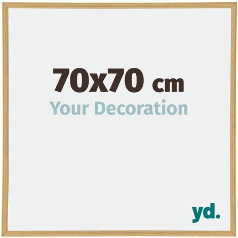 yd. - Cadre photo 70x70 - Hetre Clair - Plastique - Annecy