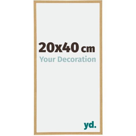 yd. - Cadre photo 20x40 - Hetre Clair - Plastique - Annecy
