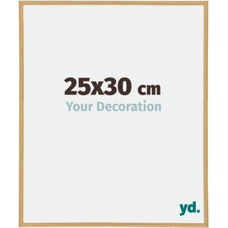 yd. - Cadre photo 25x30 - Hetre Clair - Plastique - Annecy