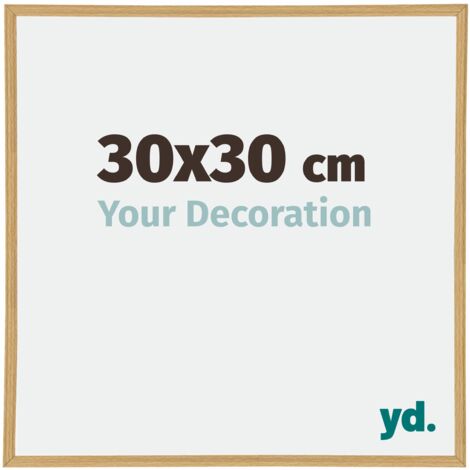 yd. - Cadre photo 30x30 - Hetre Clair - Plastique - Annecy