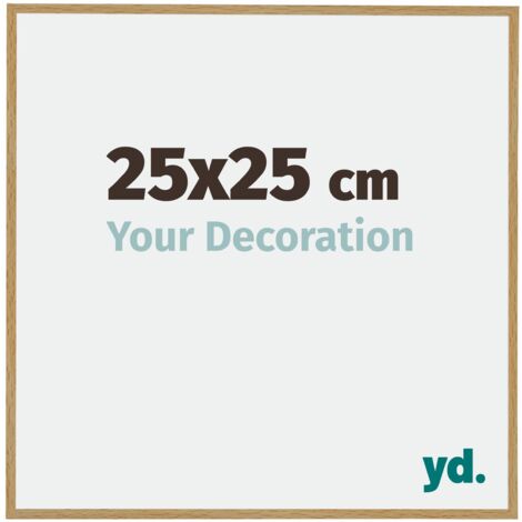 yd. - Cadre photo 25x25 - Hetre Clair - Plastique - Evry