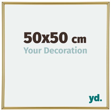 yd. - Cadre photo 50x50 - Or - Plastique - Annecy