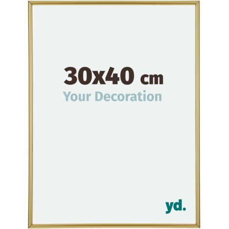 yd. - Cadre photo 30x40 - Or - Plastique - Annecy