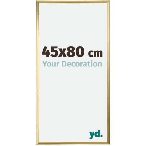 yd. - Cadre photo 45x80 - Or - Plastique - Annecy