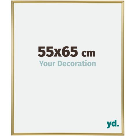 yd. - Cadre photo 55x65 - Or - Plastique - Annecy