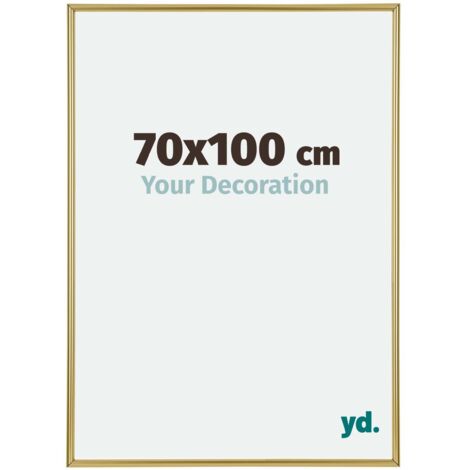 yd. - Cadre photo 70x100 - Or - Plastique - Annecy