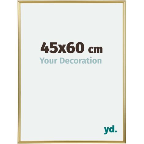 yd. - Cadre photo 45x60 - Or - Plastique - Annecy