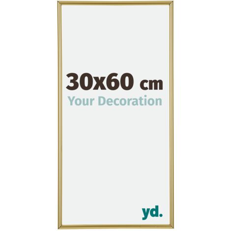yd. - Cadre photo 30x60 - Or - Plastique - Annecy