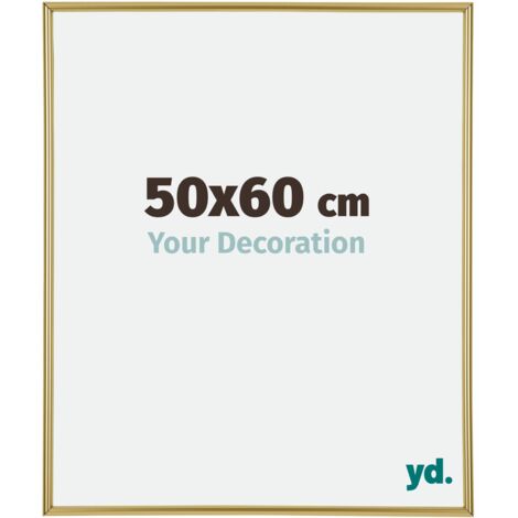 yd. - Cadre photo 50x60 - Or - Plastique - Annecy